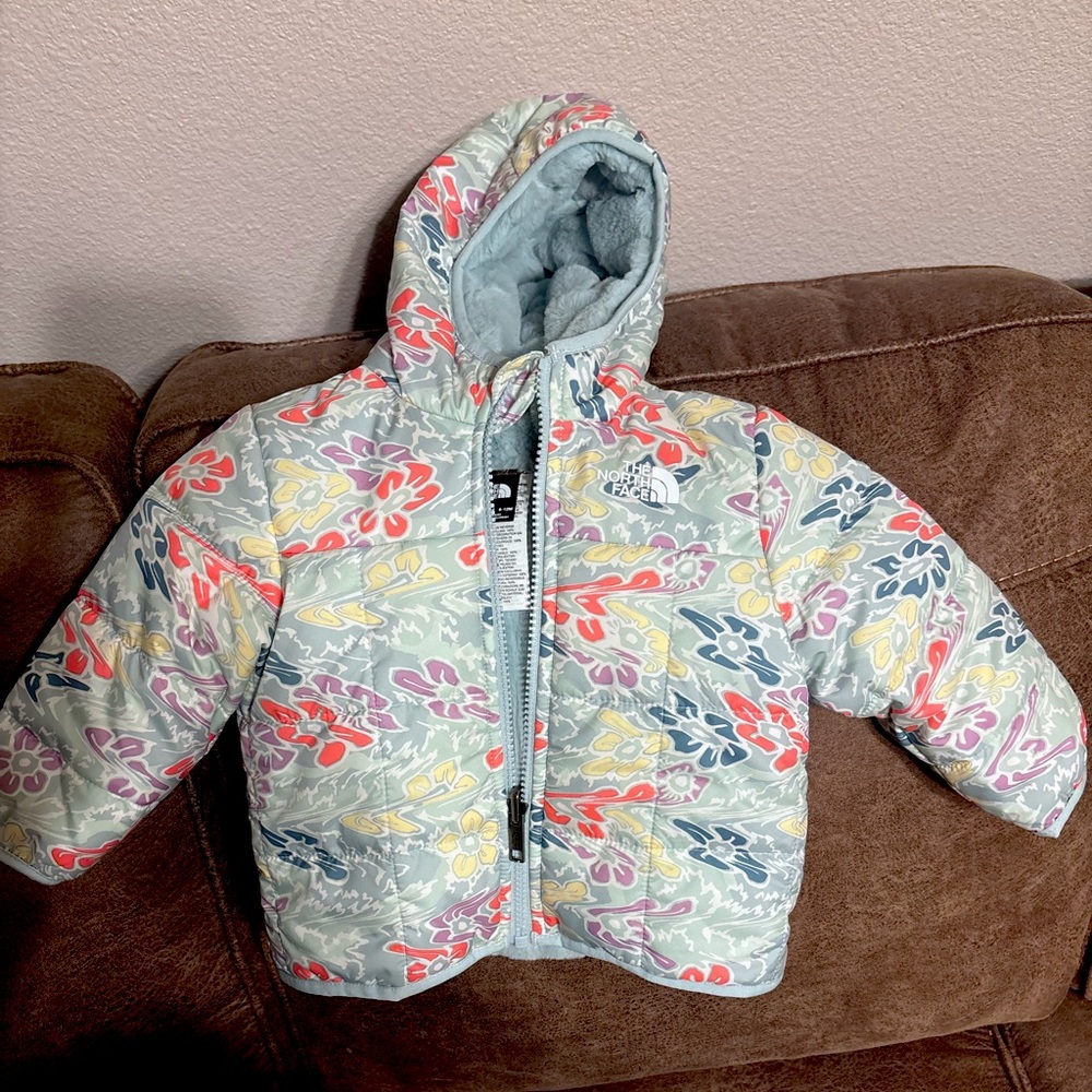 Reversible North Face 6-12 Month Baby Coat